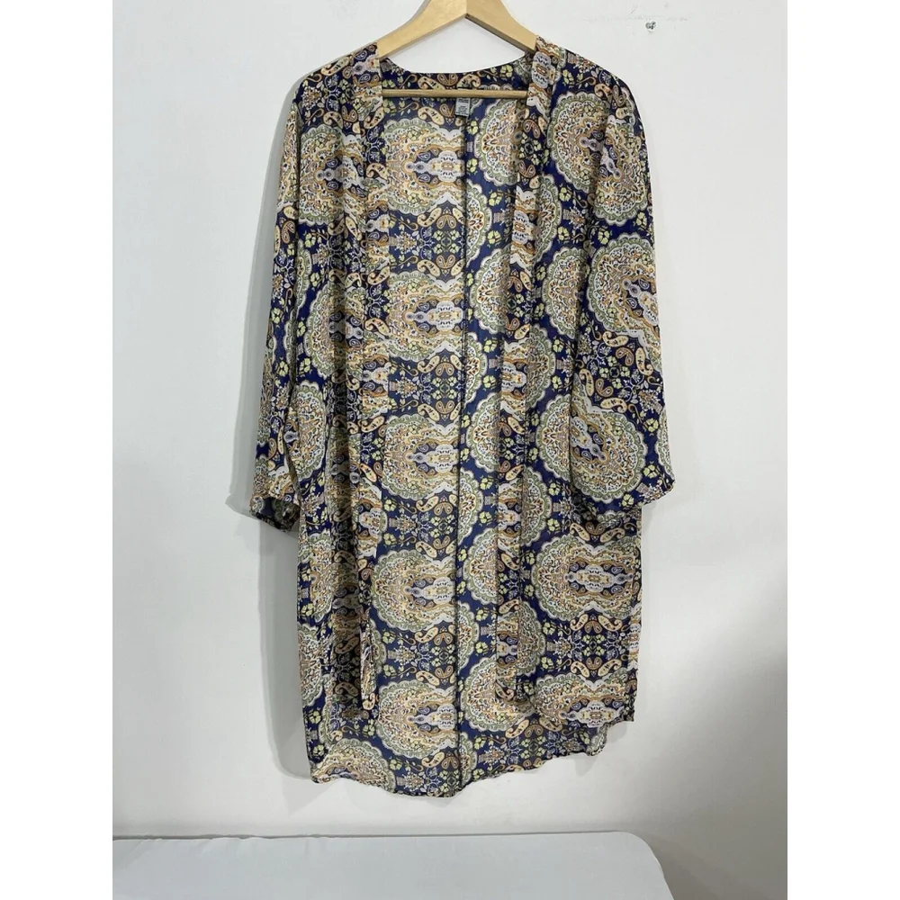 Womans Streetwear society Large Multicolor Kimono - Picture 1 of 5